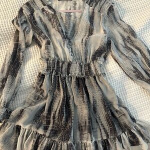 Chic Snake Print Dress